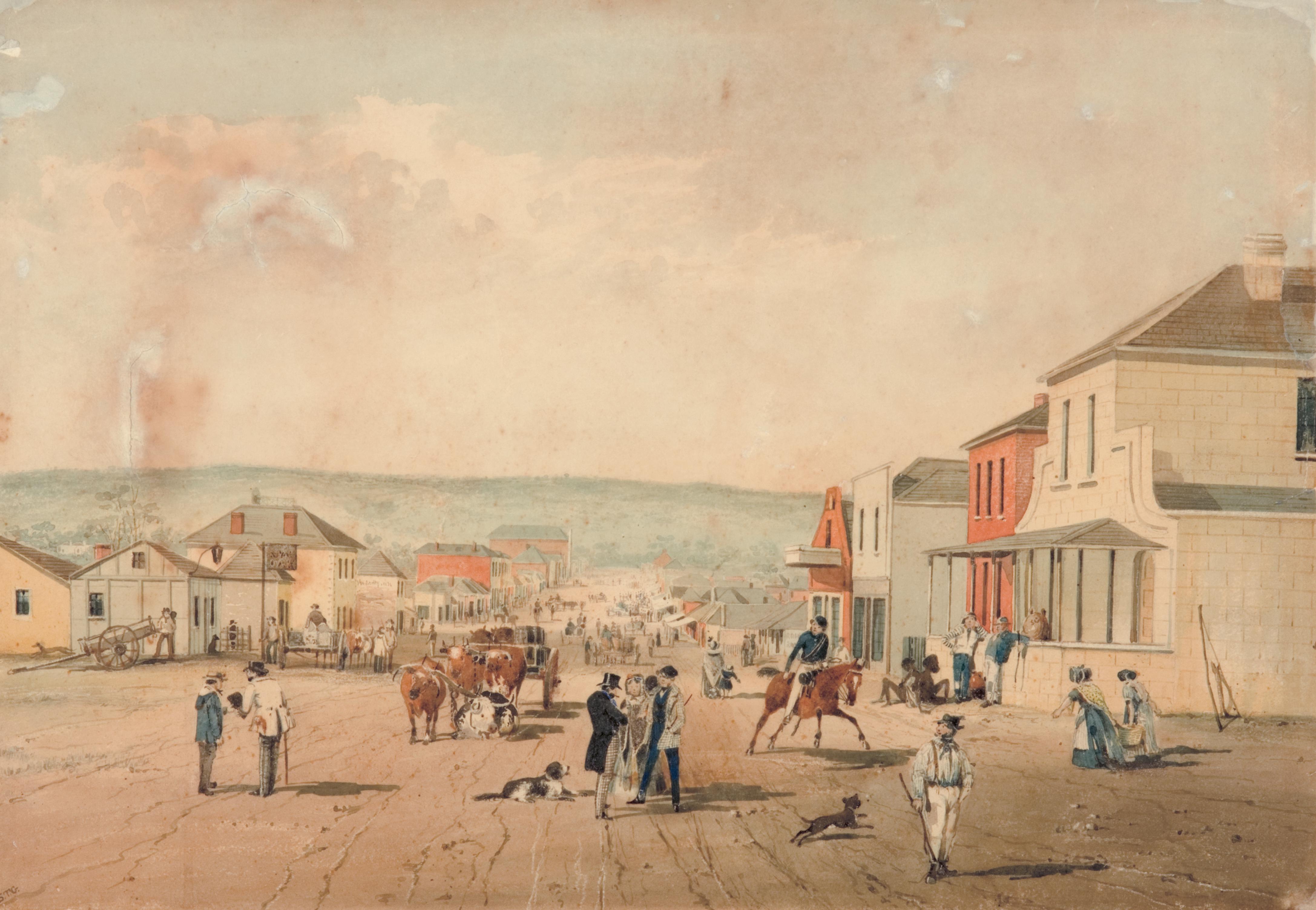 Thumbnail image for Hindley Street, Adelaide, looking east | AGSA 0.944