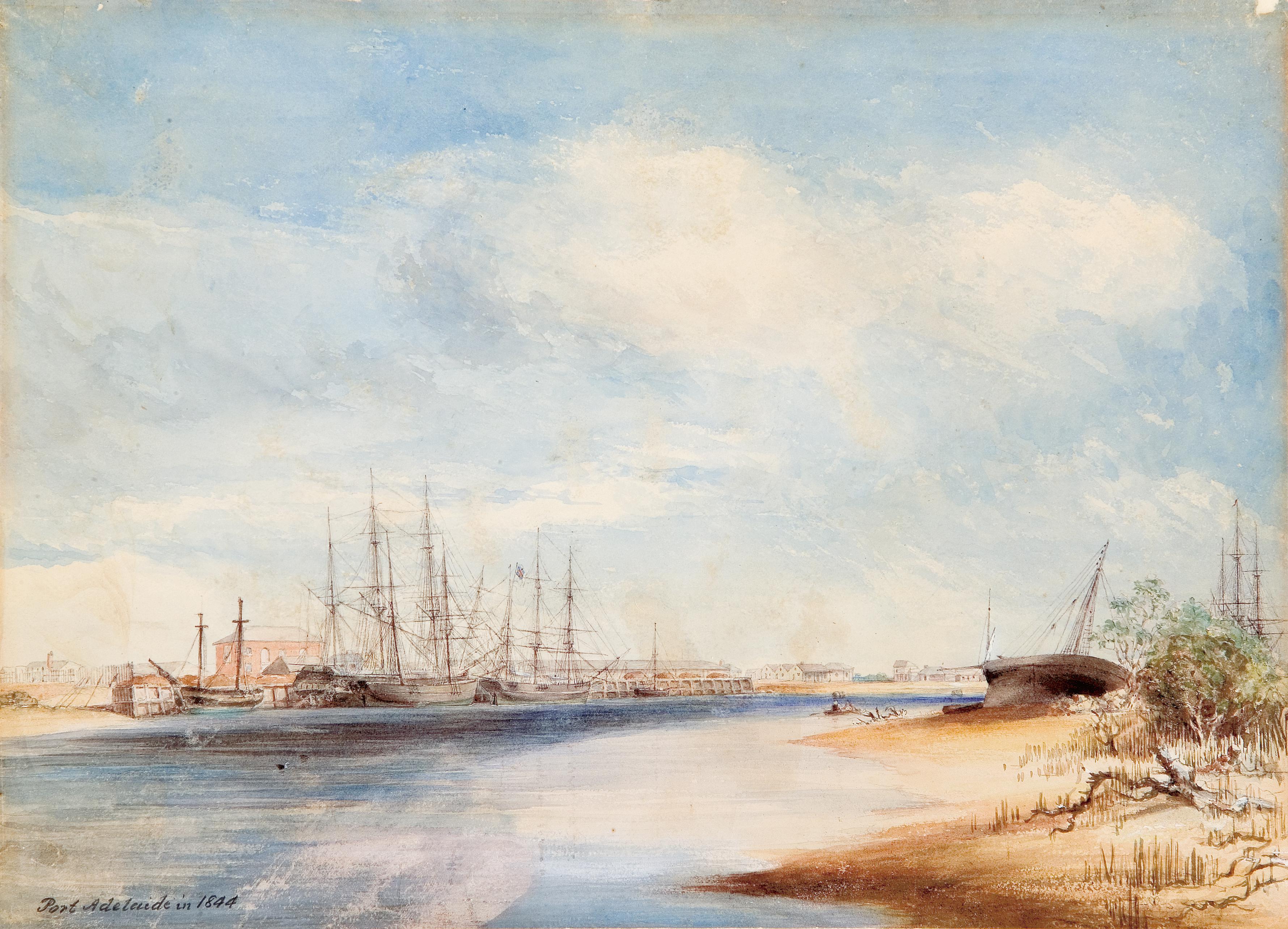 Thumbnail image for Port Adelaide in 1844 | AGSA 0.620