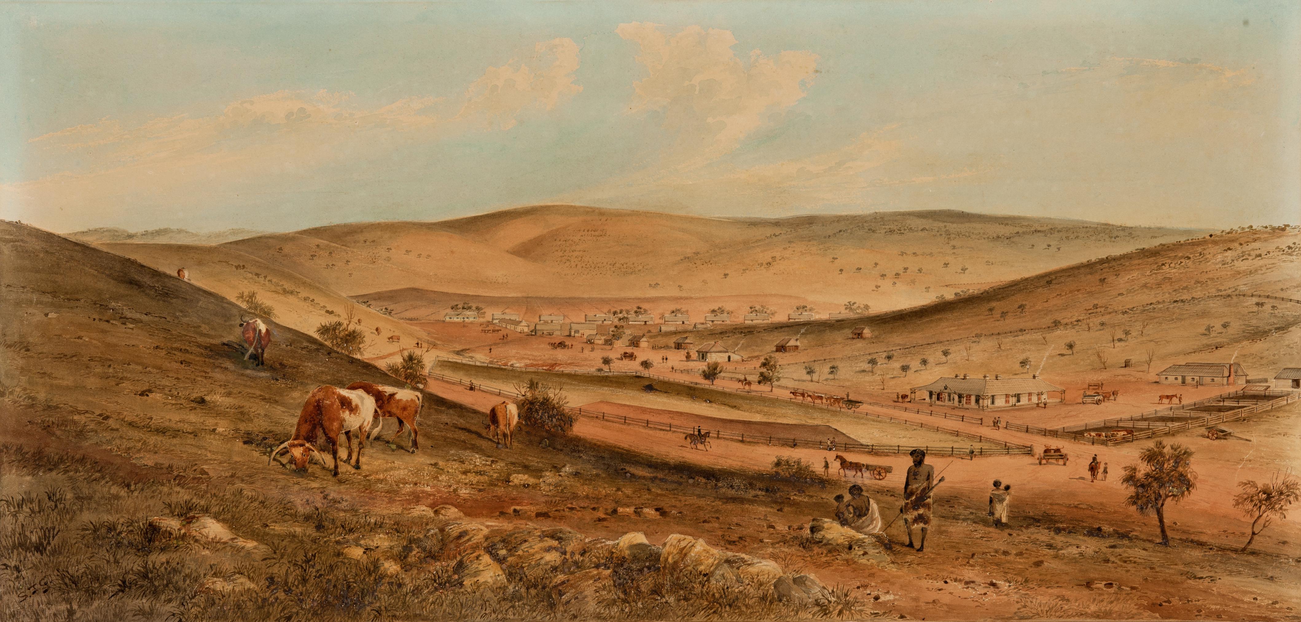 Thumbnail image for Kooringa, the Burra Burra Township, April 12th 1847 | AGSA 0.1353