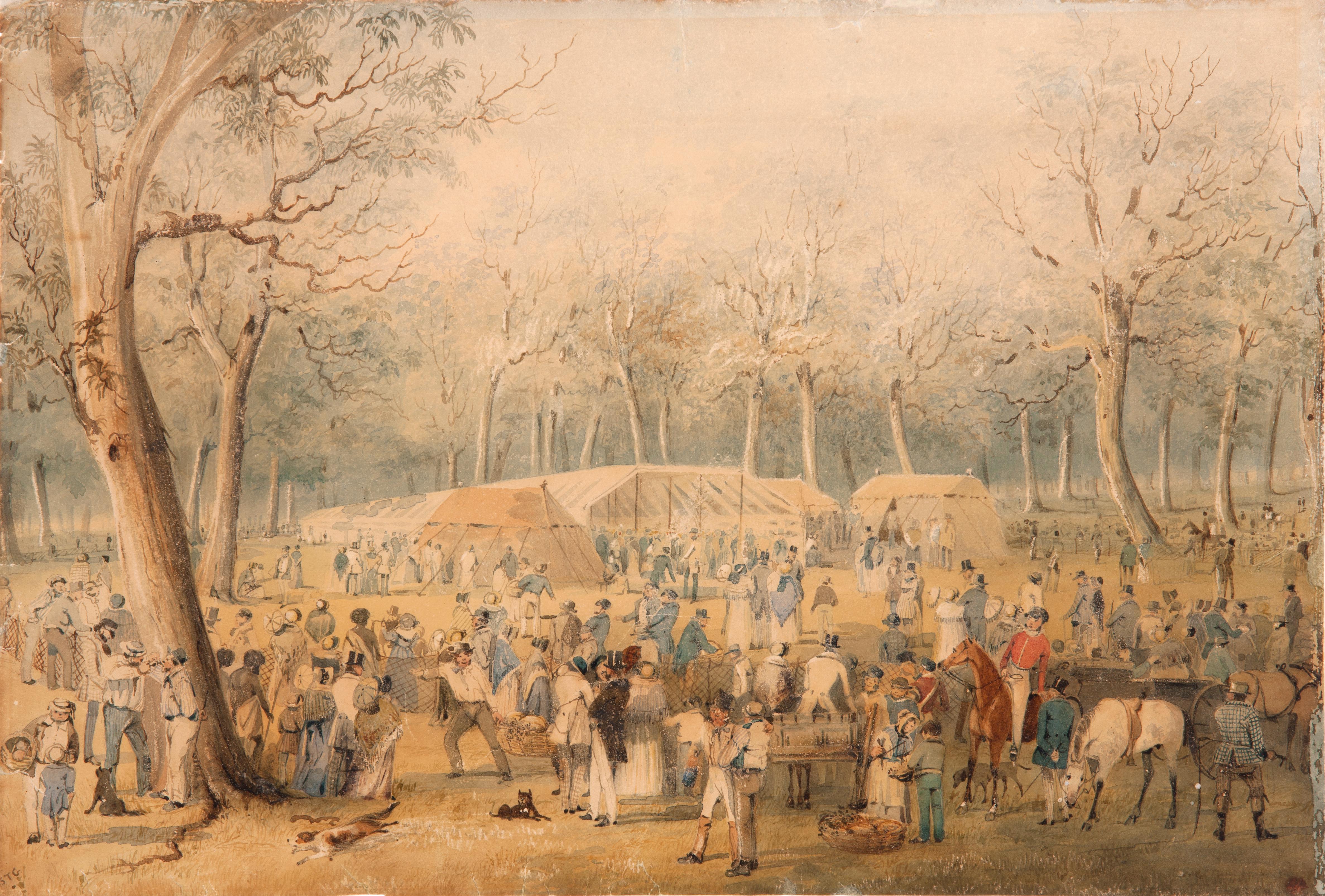 Thumbnail image for Agricultural and Horticultural Show, Adelaide 1845 | AGSA 0.641