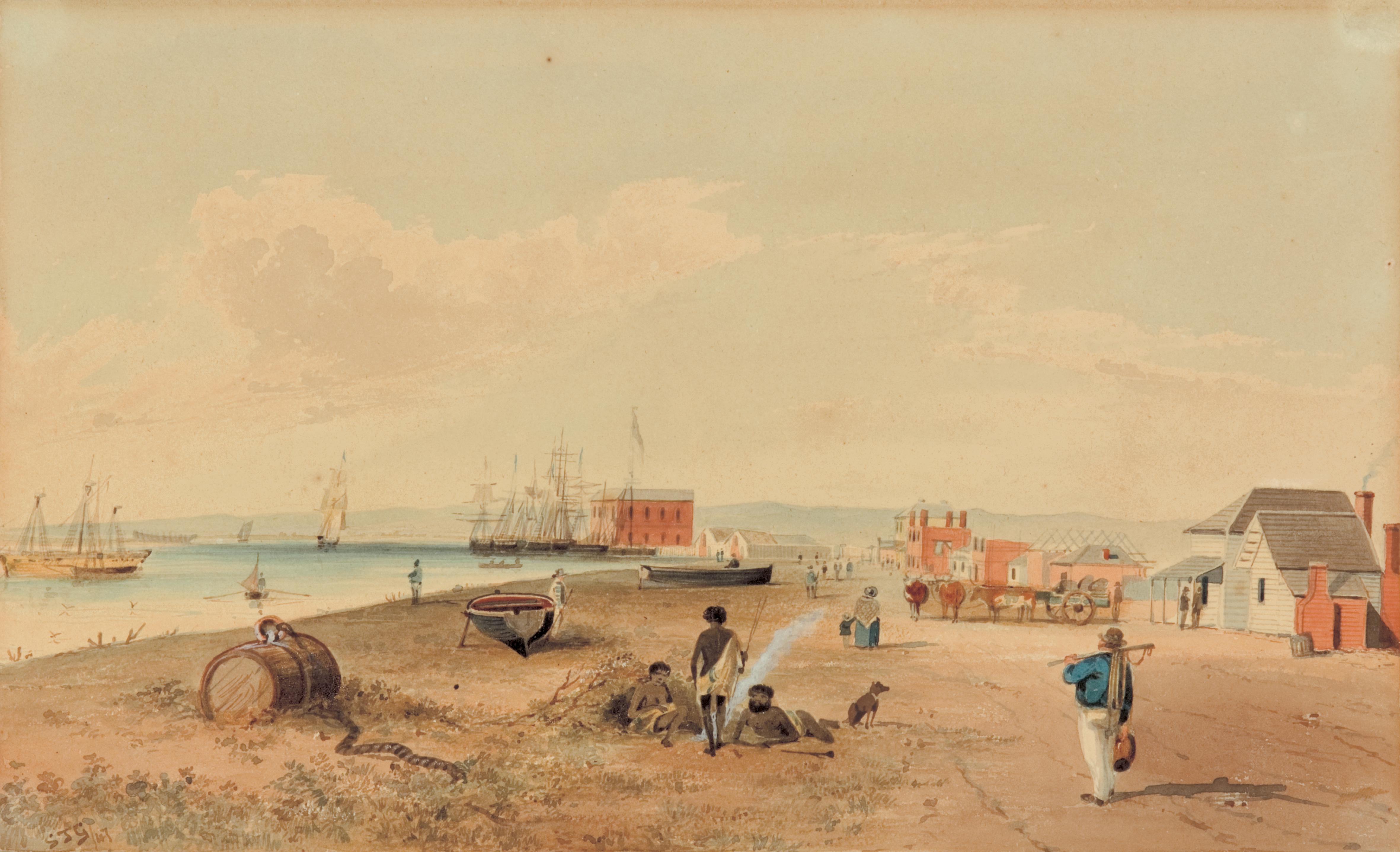 Thumbnail image for Port Adelaide looking east along North Parade | AGSA 0.657