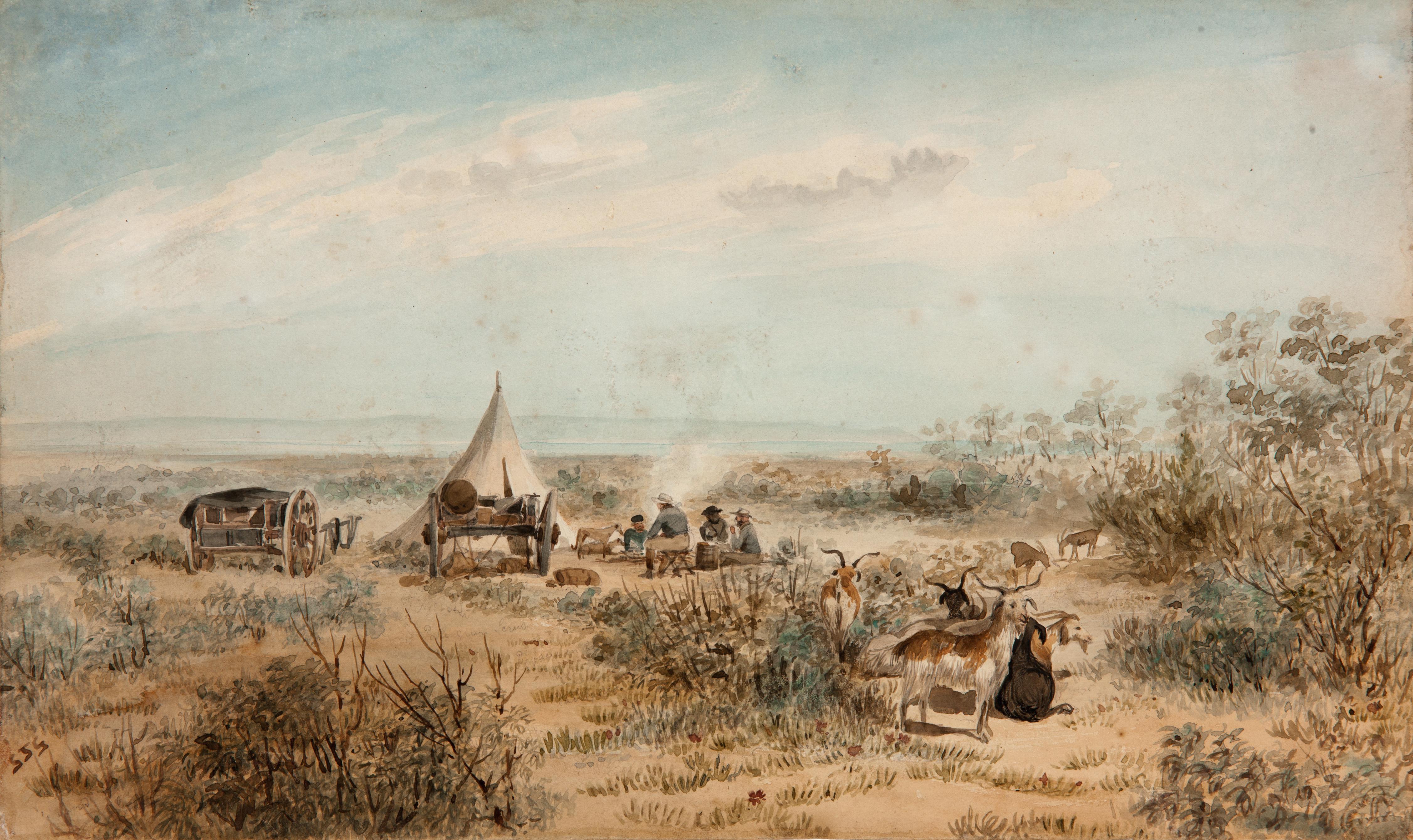 Thumbnail image for Spencer's Gulf from Camp ... S of Mt. B[rown] | AGSA 997P36
