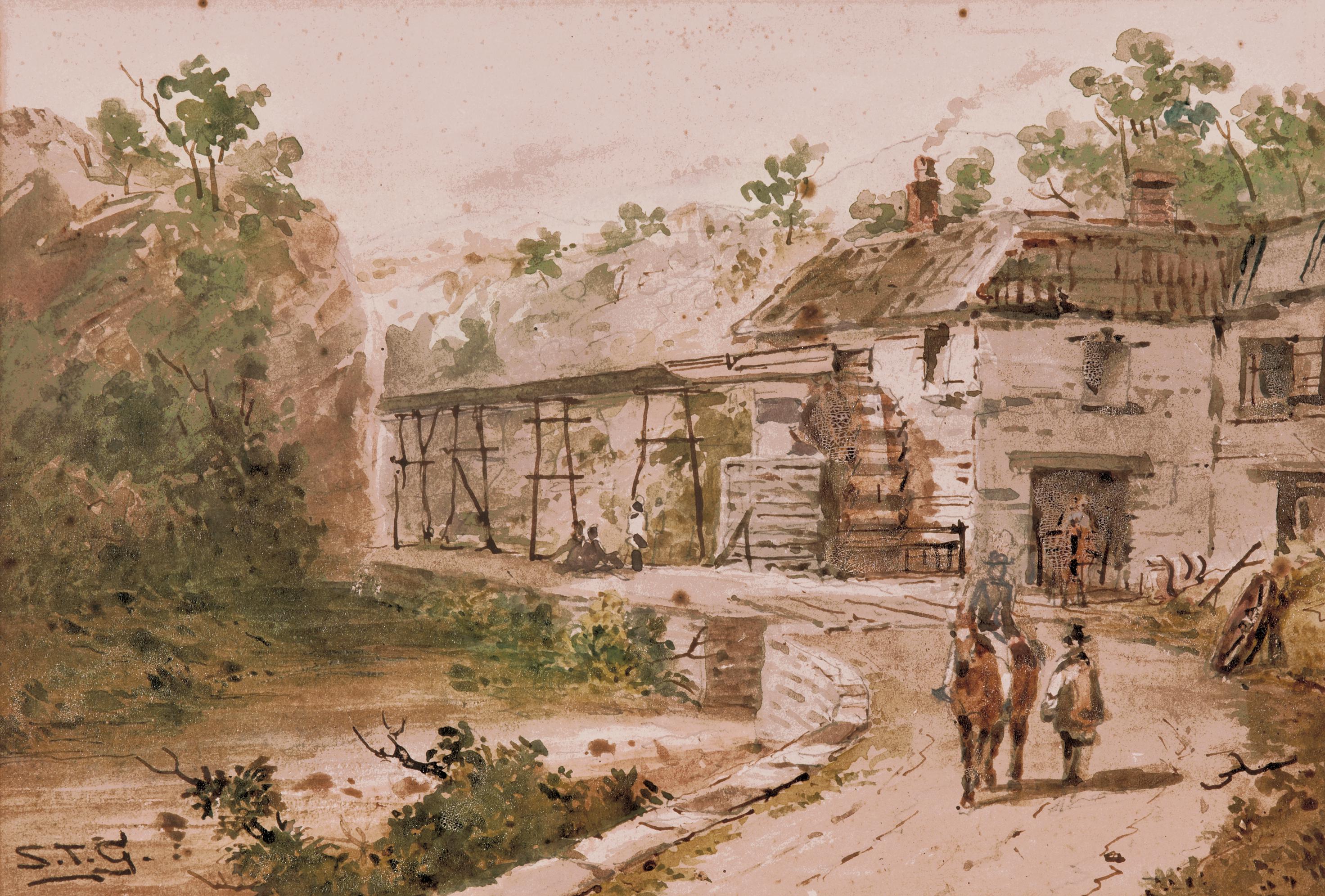 Thumbnail image for Mill, Tanunda Creek, 1844 | AGSA 688P10