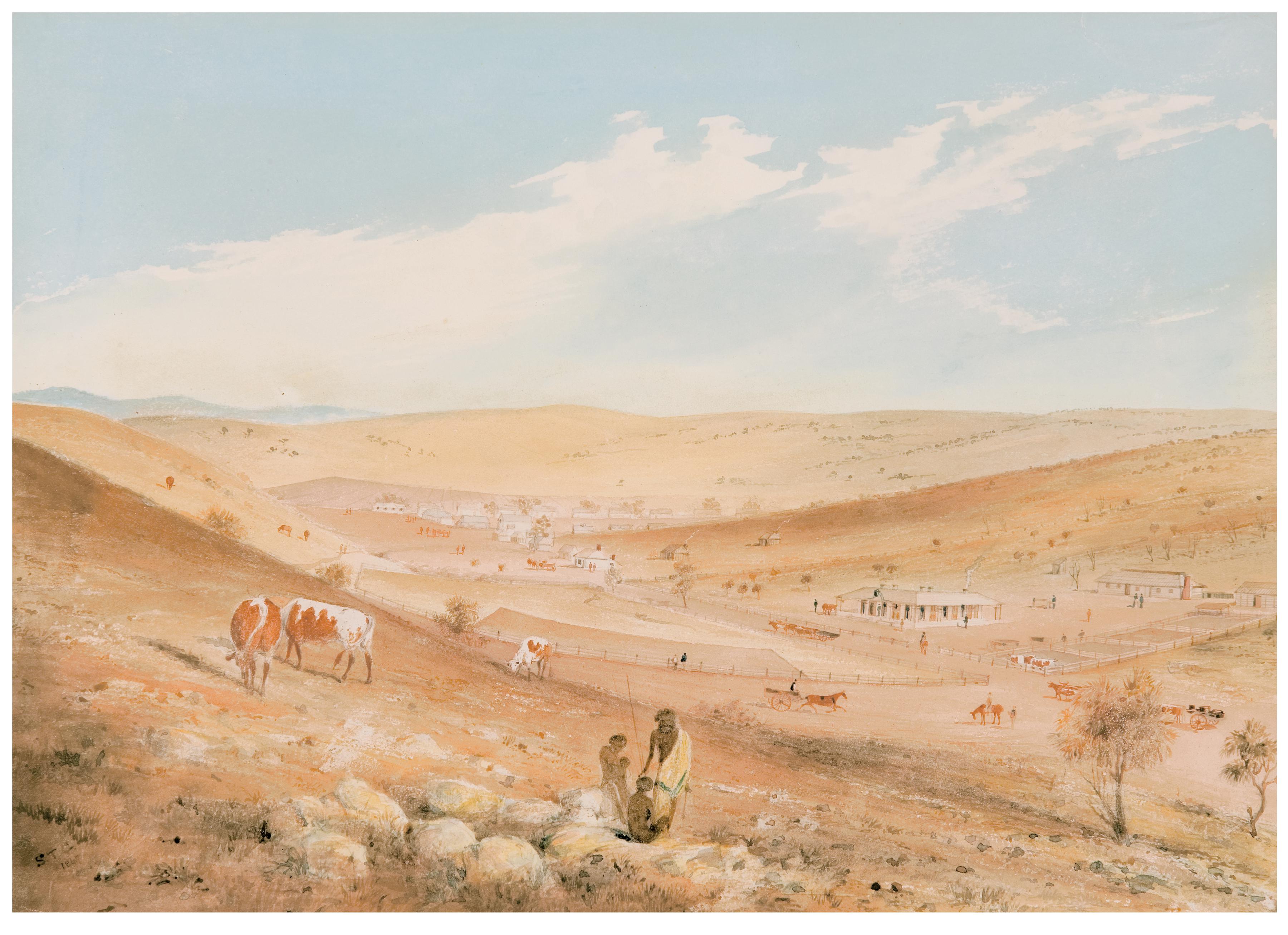 Thumbnail image for Kooringa, the Burra Burra Township | AGSA 20063P14